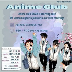 First Anime Club Meeting